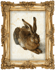 Watercolor painting albrecht dürer hare